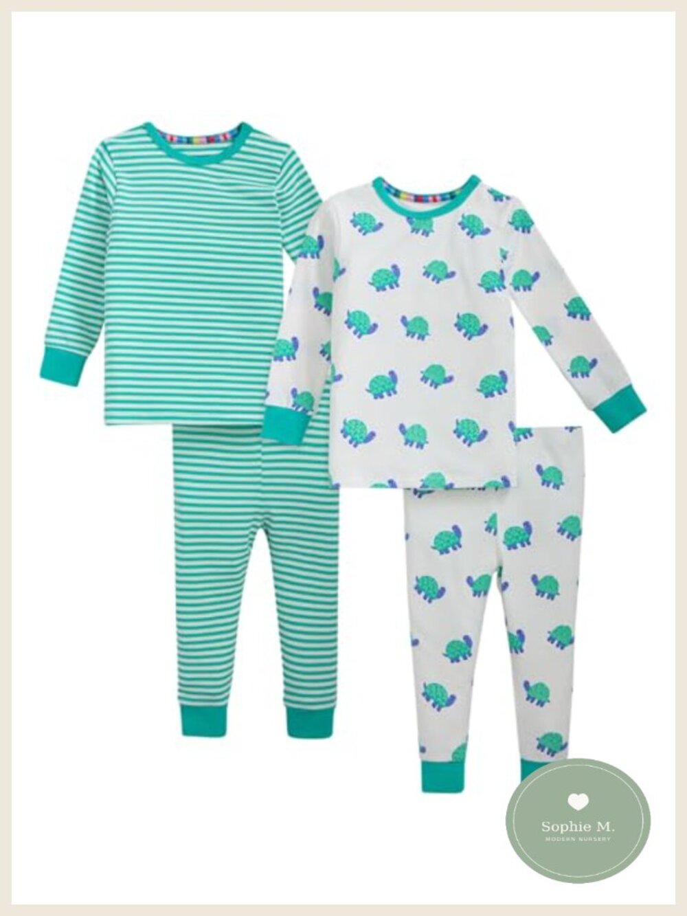 Magnetic Long Sleeve Kids Pajama Set 2-Pack Cloudstretch